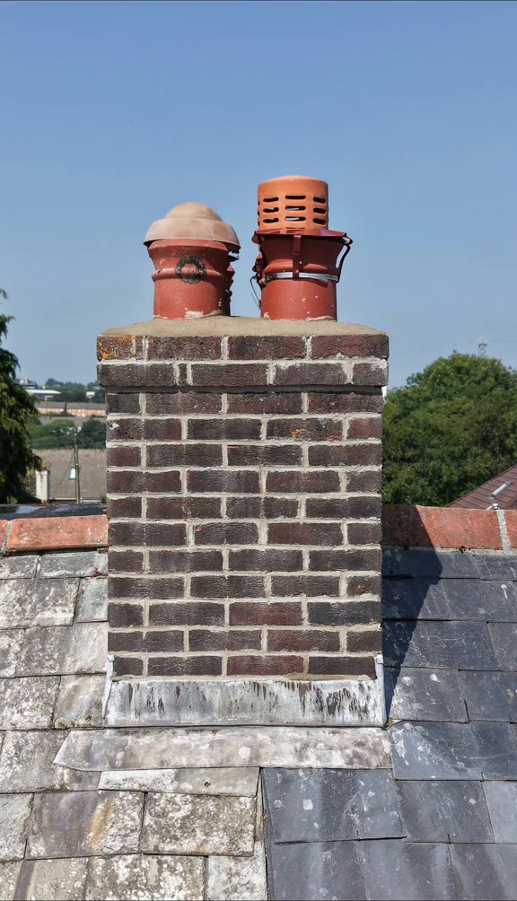 AKM brick chimney repointing project