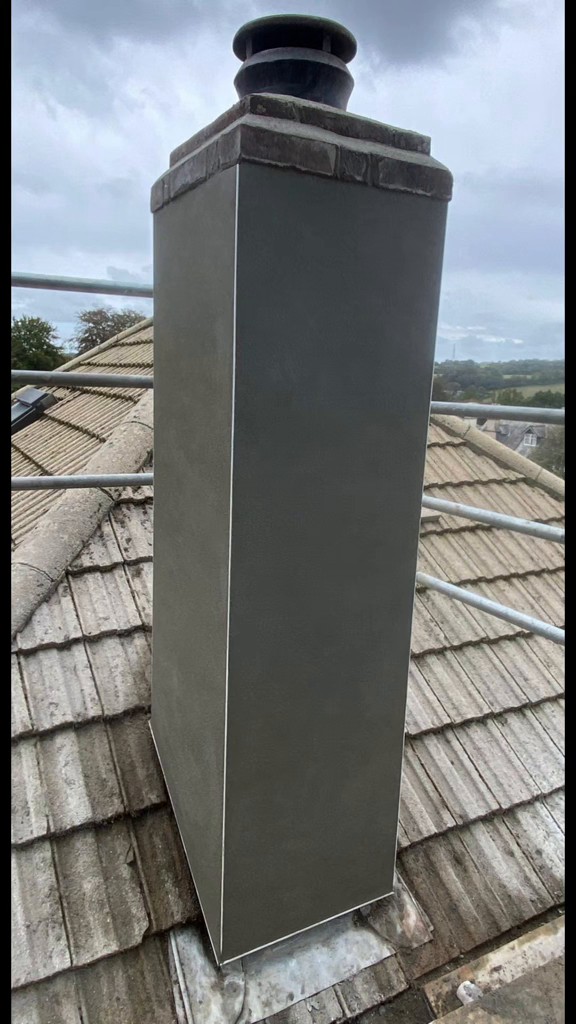Completed chimney rendering